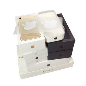 Apple Products Empty Phone Boxes Lot of 9 Iphone Ipad No Phones Boxes only